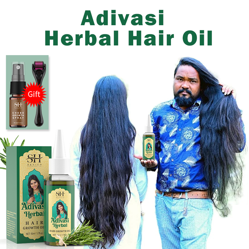 Ayurvedic & Herbal Wellness Kits - Ayurvedische haargroeiolie India Adivasi kruidenolie voor