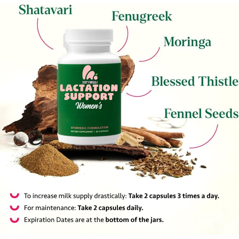 Ayurvedic & Herbal Wellness Kits - 60 capsules Ayurvedisch supplement voor borstvoeding,