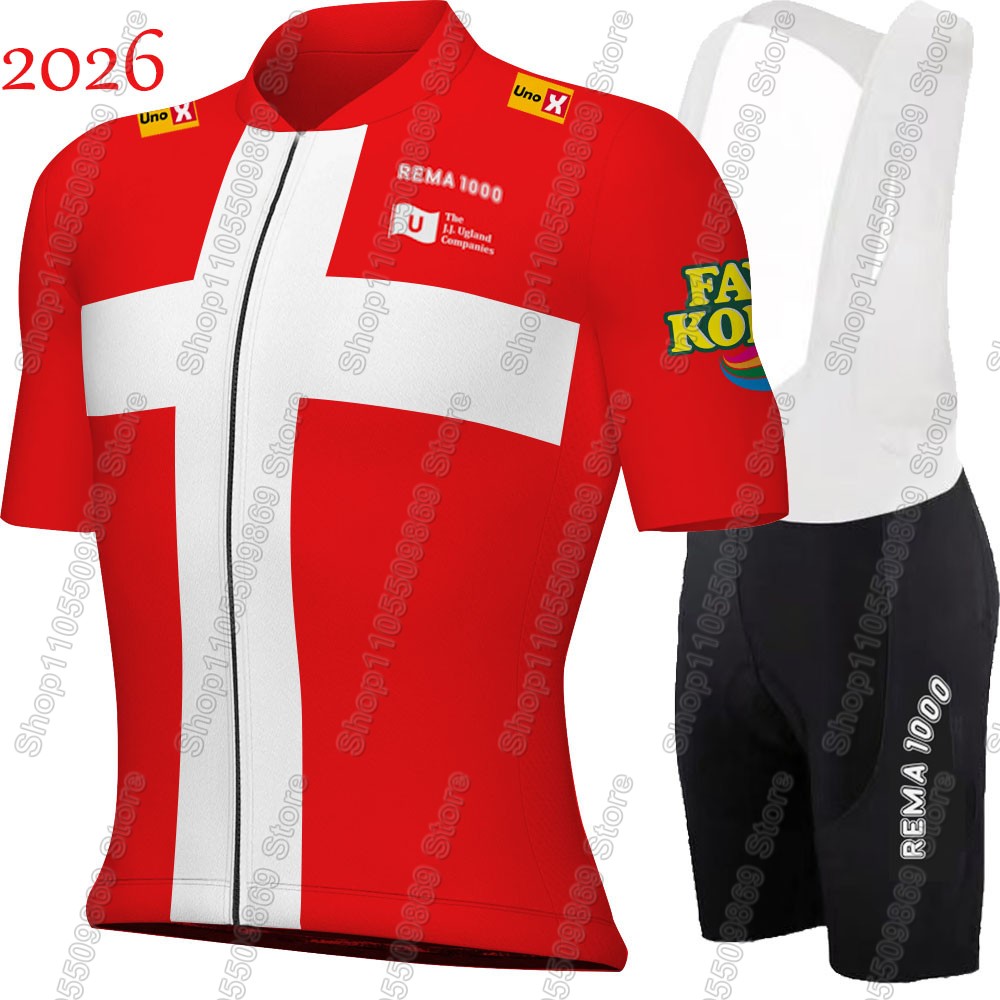 Wellness X - Denemarken 2026 Uno X Team Fietskledingset